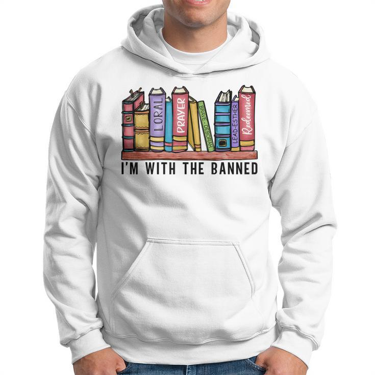 Im With The Banned Books I Read Banned Books Lovers Library Hoodie