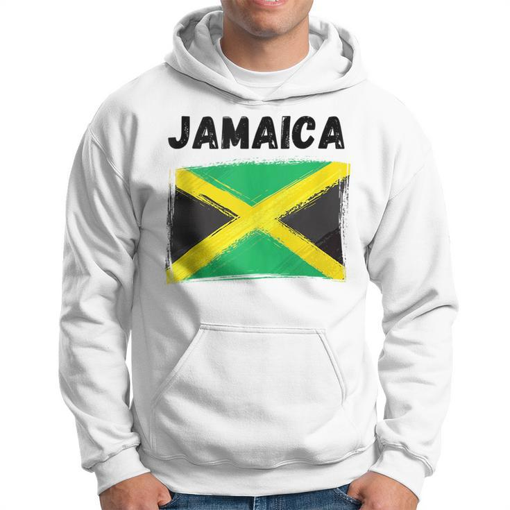 Jamaica Flag Holiday Vintage Grunge Jamaican Flag  Hoodie
