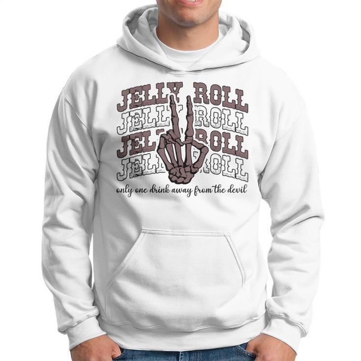 Jelly Roll Only One Drink Away From The Devil Country Music  Hoodie
