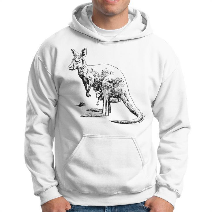 Kangaroo Graphic  Marsupial Australian Animals  Hoodie