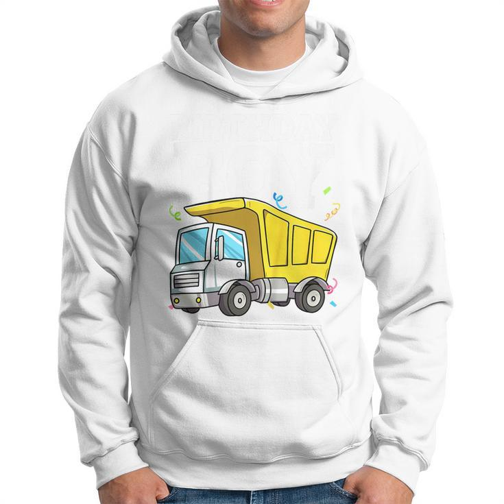 Kids Birthday Boy Construction Truck Theme Party Toddler Hoodie