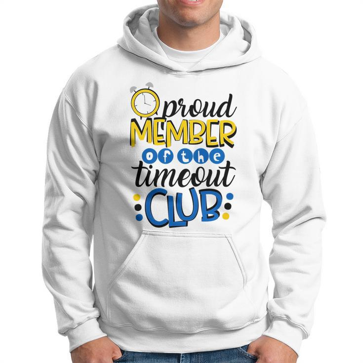Kids Funny Baby Boy Son Toddler Proud Member Of The Timeout Club Hoodie