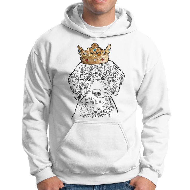 Labradoodle Dog Wearing Crown Hoodie