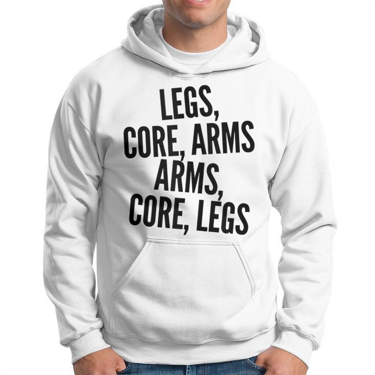 Legs Core Arms Rowing On Rower Fitness Workout Gear Hoodie