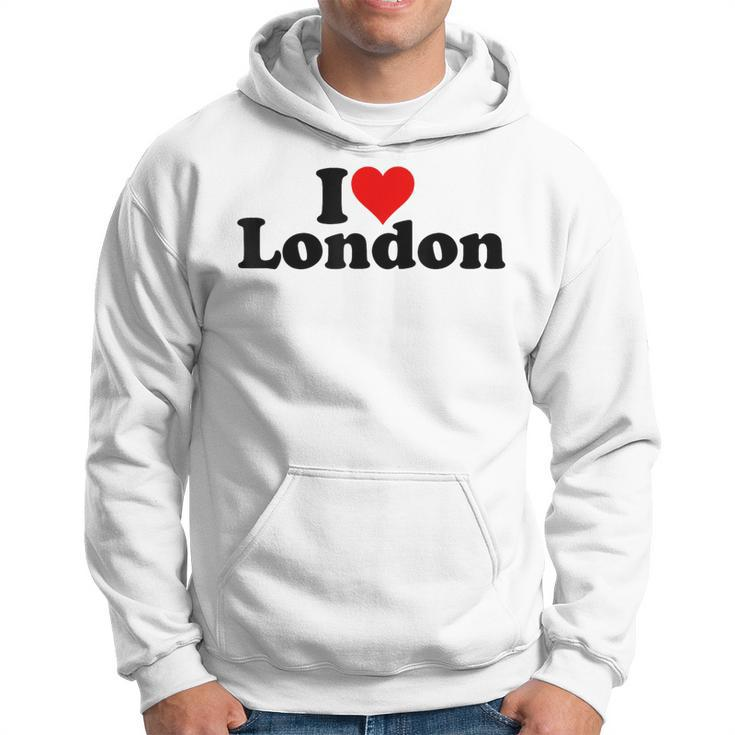 I Love Heart London England Hoodie