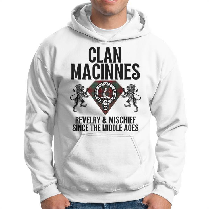 Macinnes Clan Scottish Name Coat Of Arms Tartan Family Party Hoodie