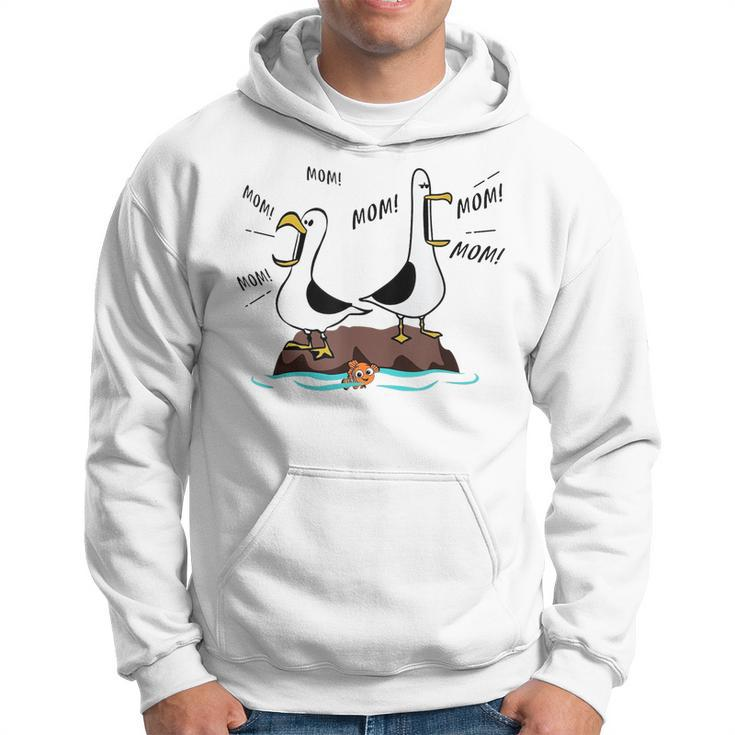 Mom Mom Mom Seagull Family Mother Hoodie