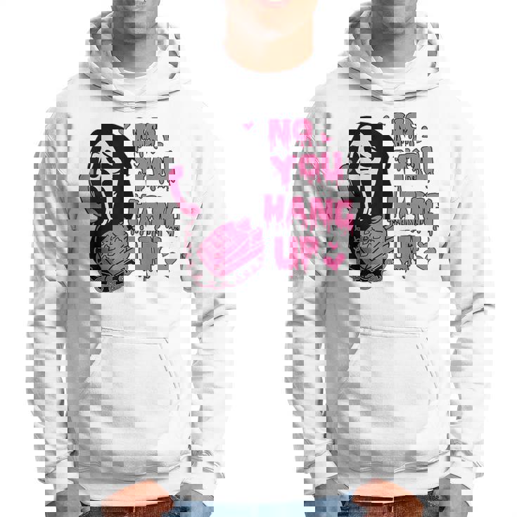 No You Hang Up Ghost Calling Halloween Hoodie