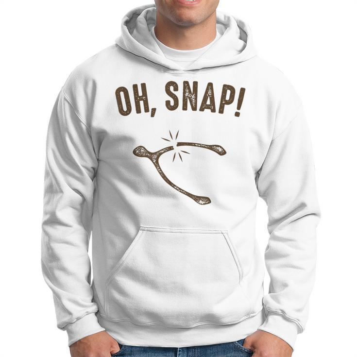 Oh Snap Wishbone Thanksgiving Christmas Hoodie