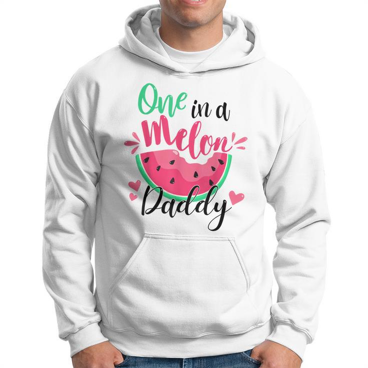One In A Melon Daddy Summer Birthday Party Matching Family Hoodie