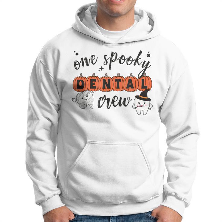 One Spooky Dental Crew Halloween Ghost Dental Hygienist Hoodie