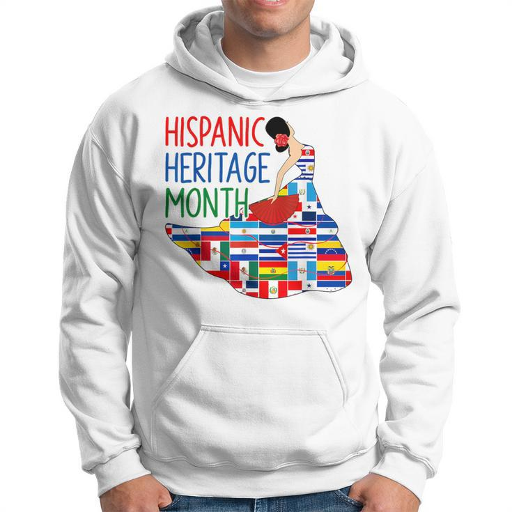 Hispanic Heritage Month Countries Flags Latino Hoodie