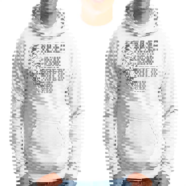 Papa Bear Husband Protector Hero Dad Funny Fathers Day  Hoodie