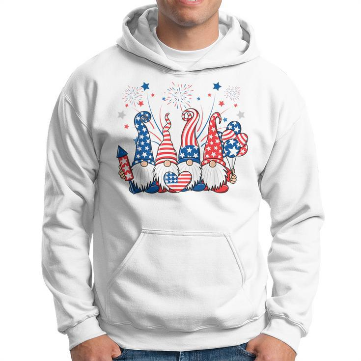 Patriotic Gnomes Fireworks Usa Independence Day 4Th Of July Hoodie