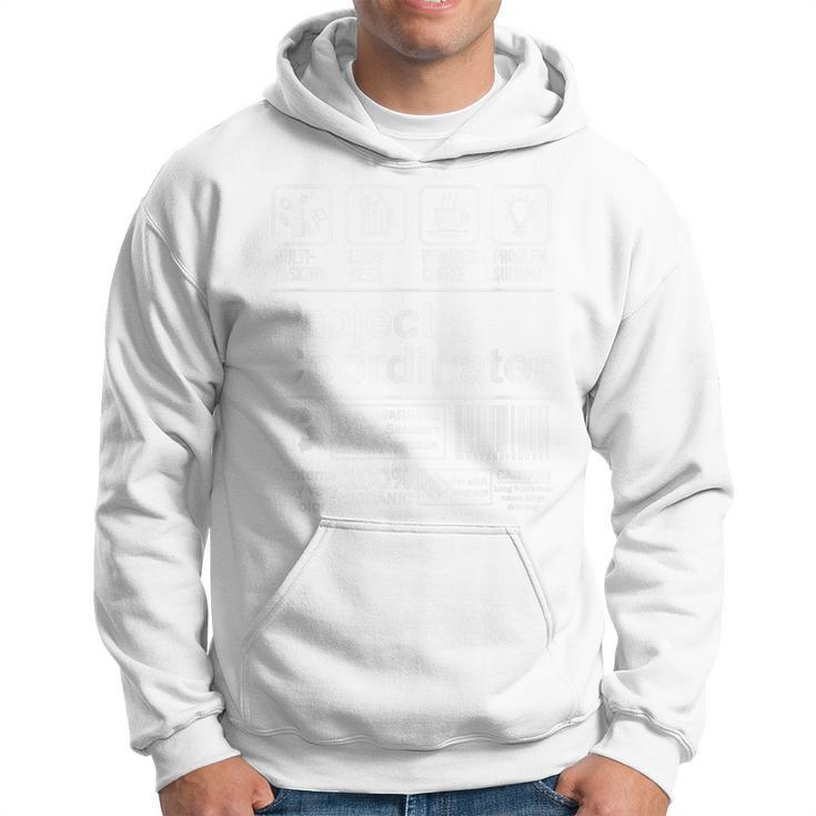 Project Coordinator Product Label Hoodie