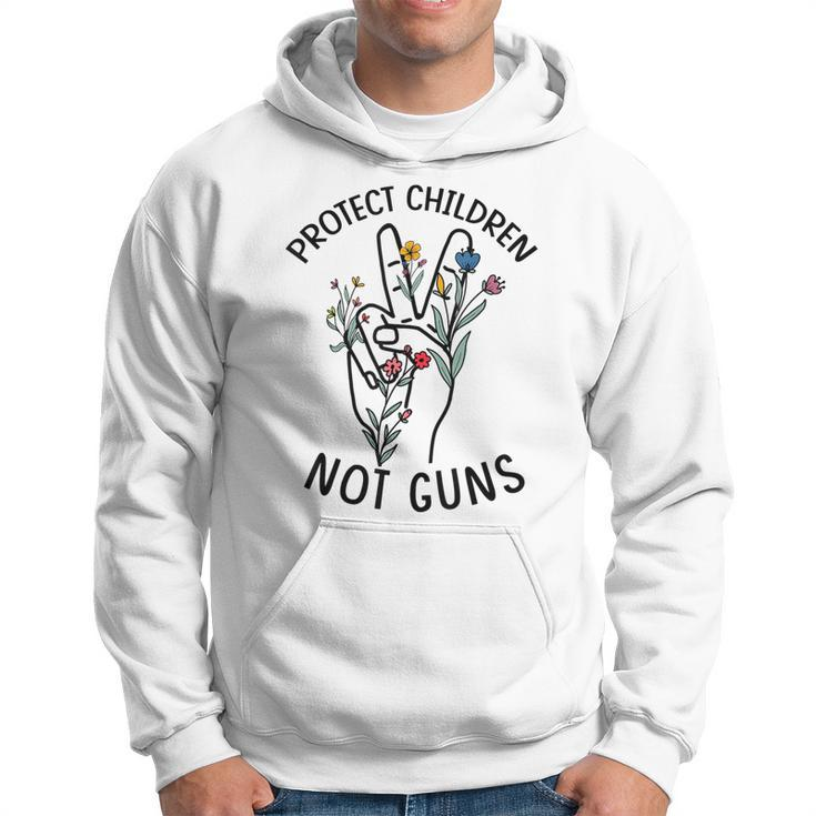 Protect Children Not Guns End Gun Violence Anti Gun Orange  Hoodie