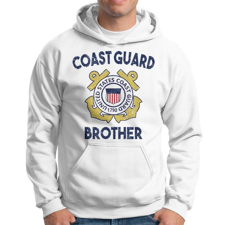 Proud Us Coast Guard Brother Military Pride Gift For Mens Pride Month Funny Designs Funny Gifts Hoodie