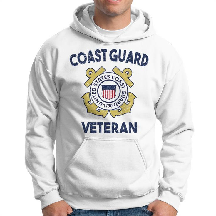 Proud Us Coast Guard Veteran Military Pride Veteran Funny Gifts Hoodie