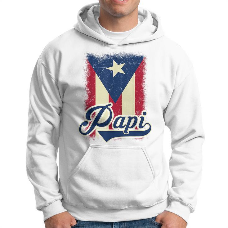 Puerto Rican Flag  Papi Puerto Rico Dad Father Day Gift  Hoodie