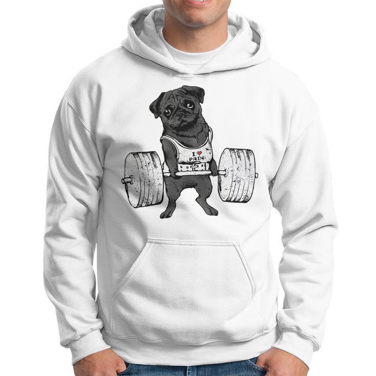 Pug Weightlifting - Mens Standard  Hoodie