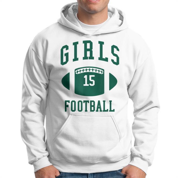 Rachel Green Girls Football  Football Funny Gifts Hoodie
