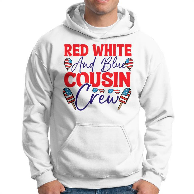 Red White And Blue Cousin Crew Cousin Crew Funny Gifts Hoodie