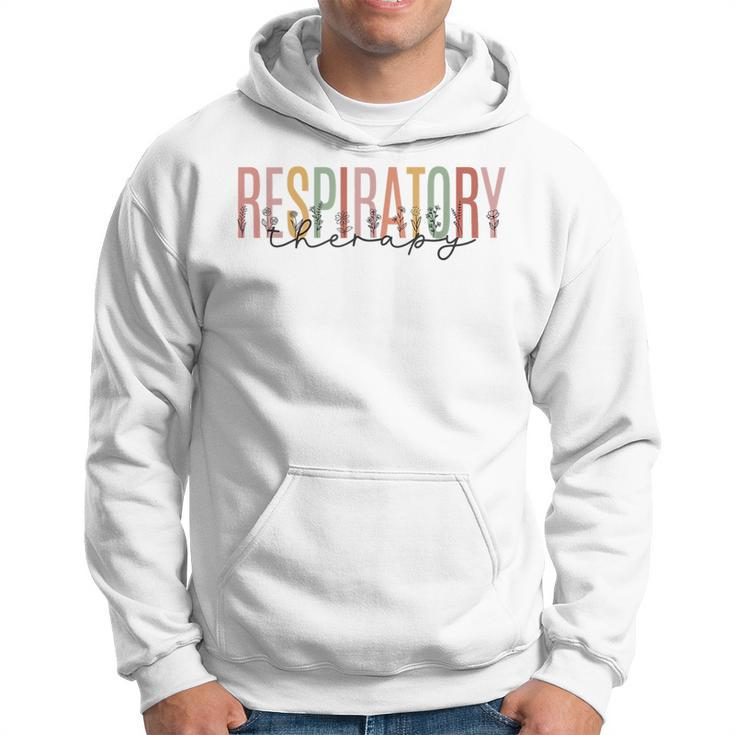 Respiratory Therapist Therapy Nicu Respiratory Retro Colors Hoodie