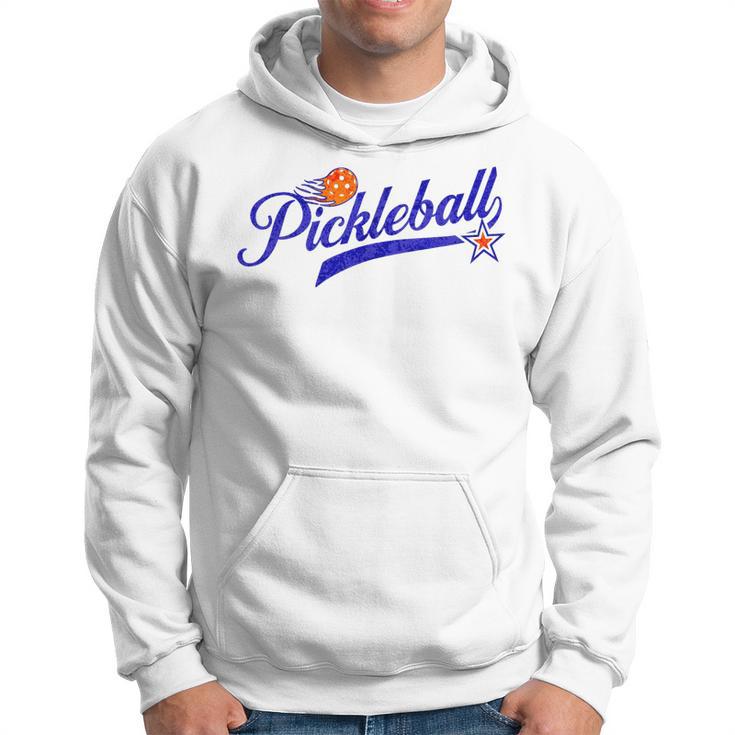 Retro Style Pickle Ball Lovers Pickleball  Hoodie