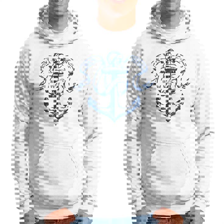 San Diego Souvenir Anchor Vintage Hoodie