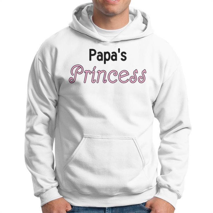 That Says Papa's Princess In Fancy Font Hoodie