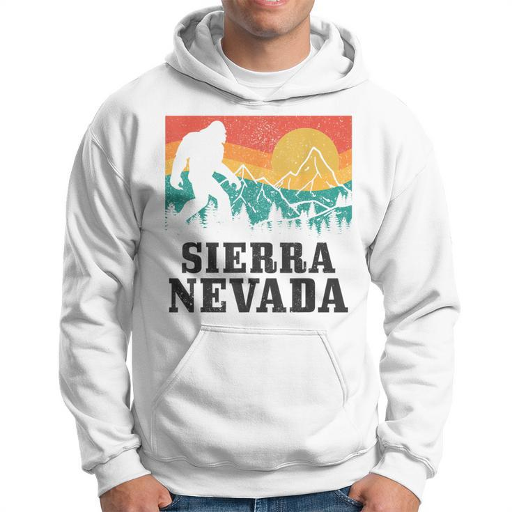 Sierra Nevada Bigfoot California Mountains Vintage Hiking Hoodie