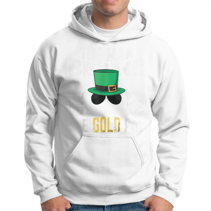 St Patricks Day Pregnancy For Men Gold Pot Dad To Be Gift For Mens Hoodie