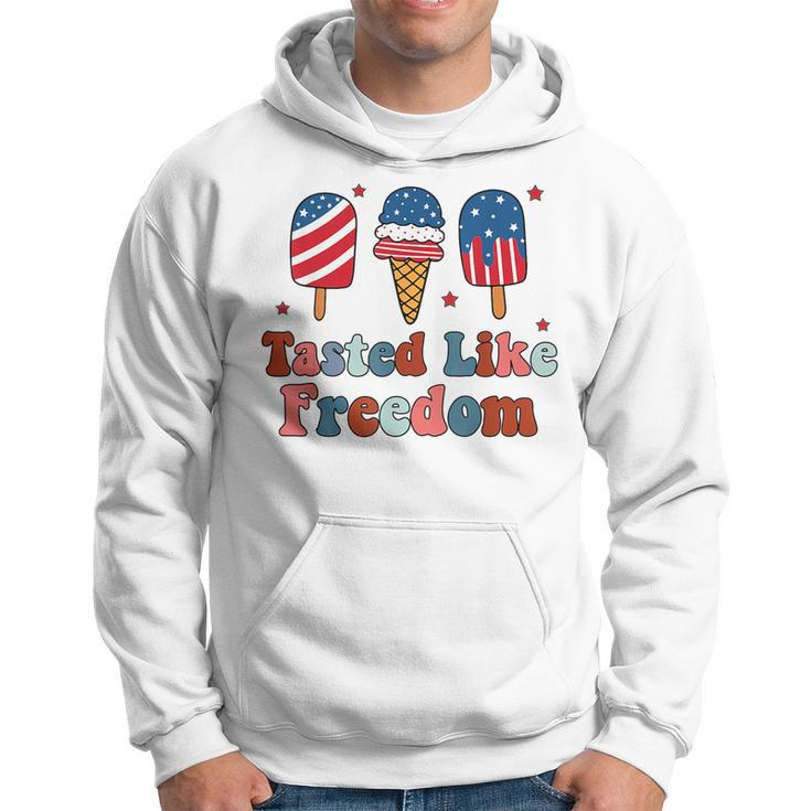 Tasted Like Freedom Independence DayIce Creams 4Th Of July  Hoodie