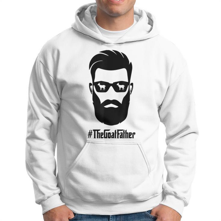 The Goat Father The Goatfather With Beard & Glasses Hoodie