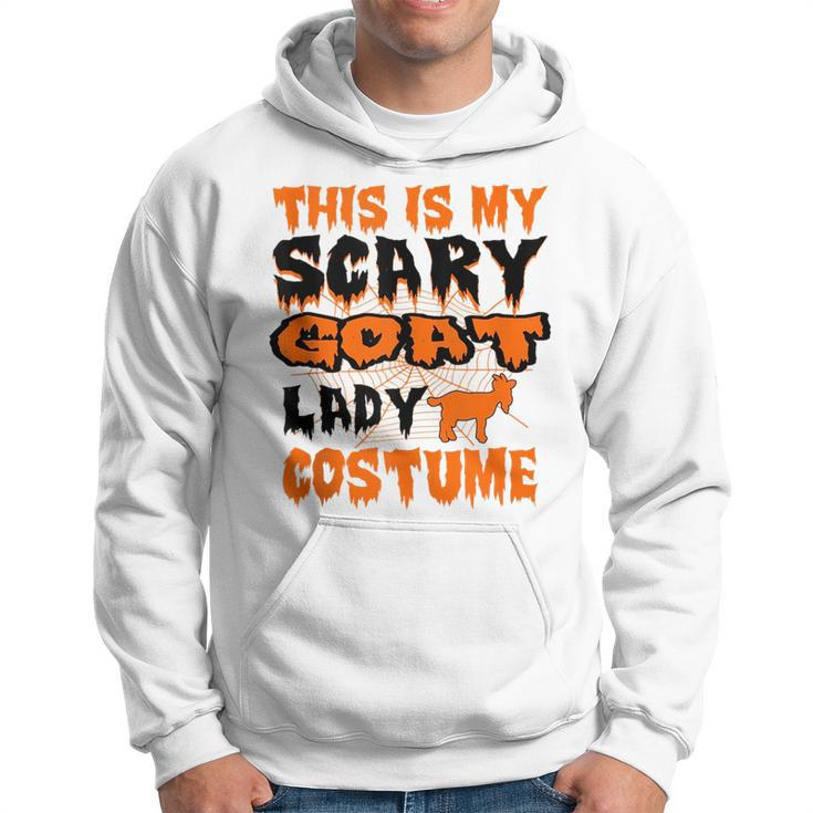 This Is My Scary Goat Lady Halloween Costume Hoodie
