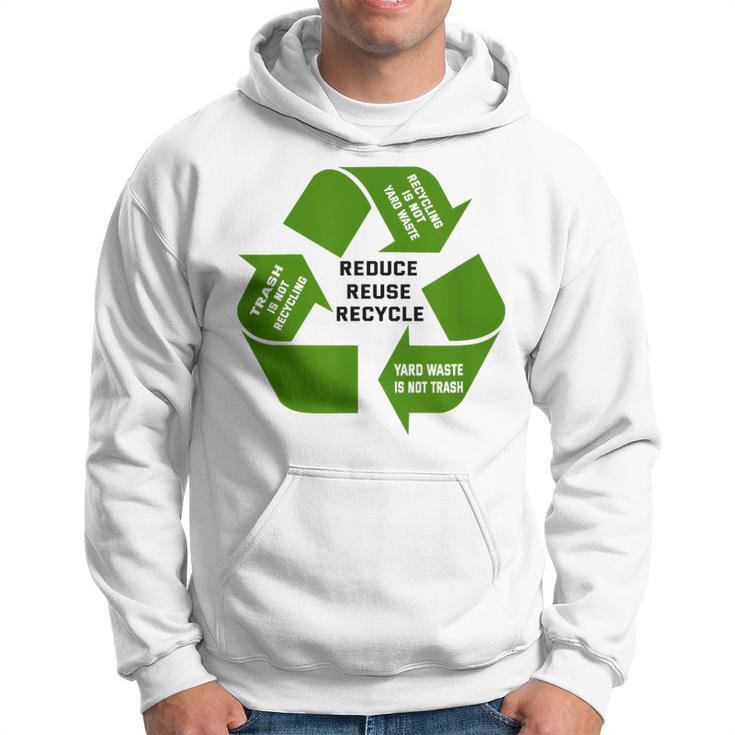 Trash Recycling Waste  Hoodie