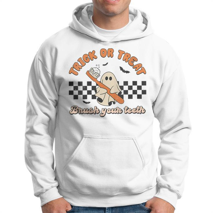 Trick Or Treat Brush Your Th Spooky Dental Assistance  Hoodie