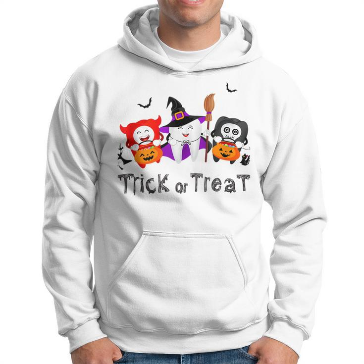 Trick Or Treat Fairy Spooky Tooth Halloween Dental Students  Hoodie