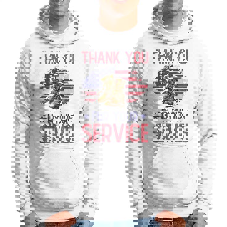 Veteran Thank You For Your Service Veteran's Day Usa Hoodie