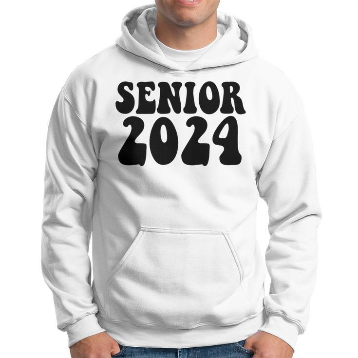 Vintage Senior 2024 Class Of 2024 Highschool Graduation Gift Hoodie