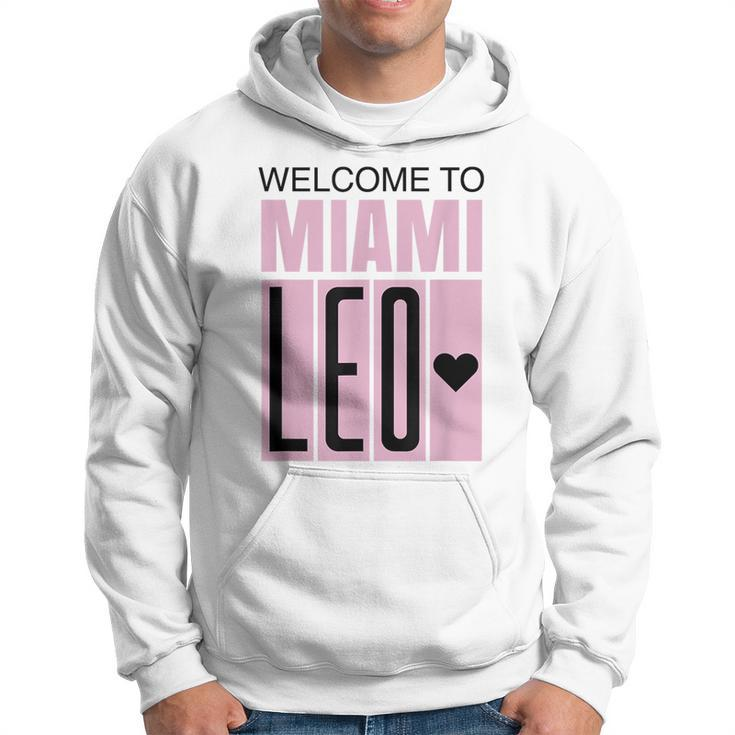 Welcome To Miami Leo 10 - Goat Gifts For Goat Lovers Funny Gifts Hoodie