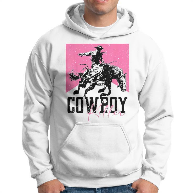 Western Cowgirl Vintage Punchy Cowboy Killers For Girl  Hoodie