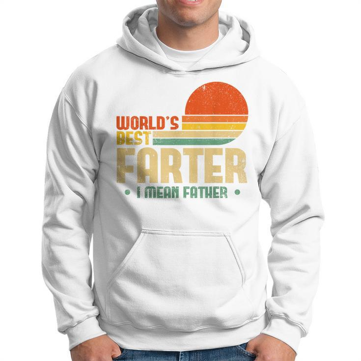 Worlds Best Farter I Mean Father Fathers Day For Dad  Hoodie