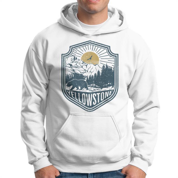 Yellowstone National Park Bear Nature Hiking Outdoors Hoodie