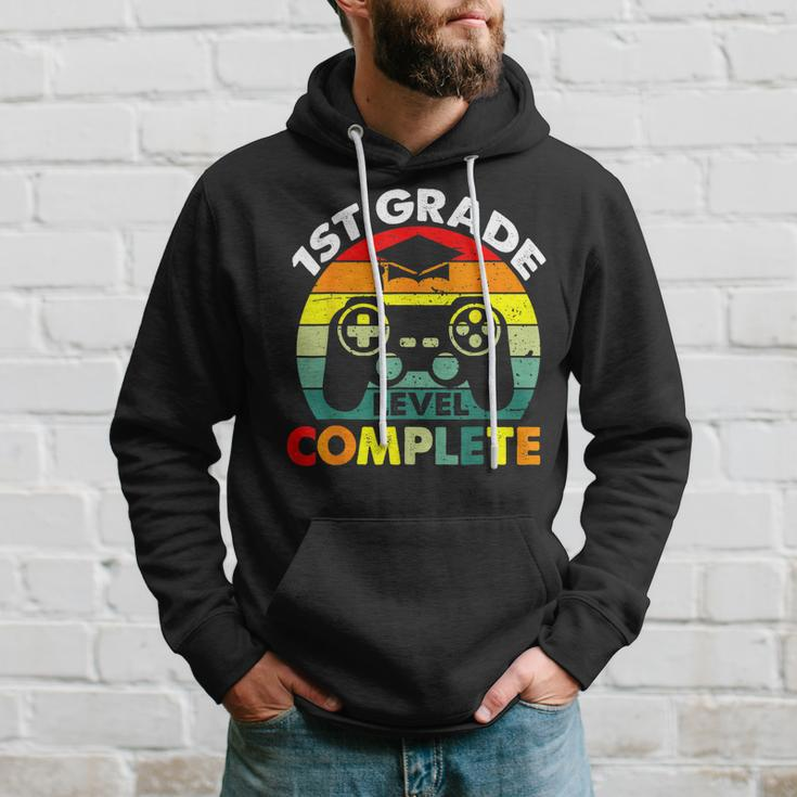 1St Grade Level Complete Gamer Last Day School Boy Vintage Hoodie Gifts for Him