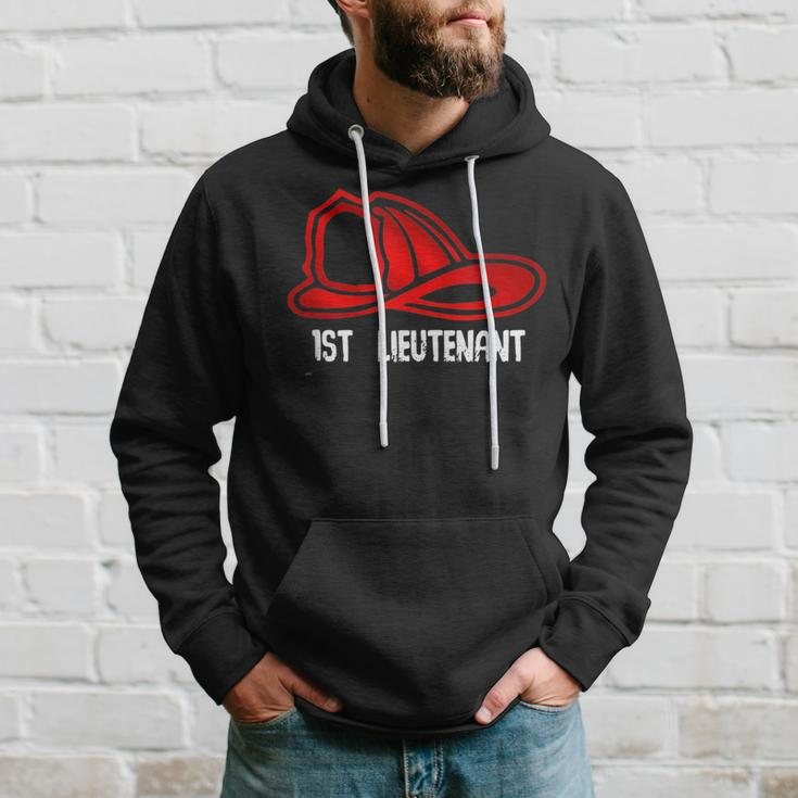 1St Lieutenant Firefighter Fire Company Hoodie Gifts for Him