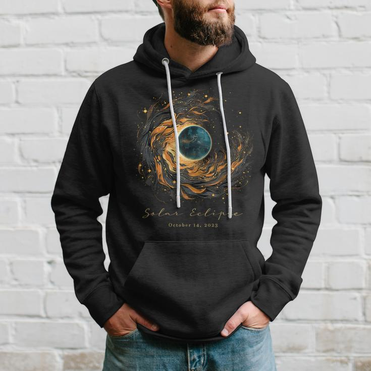 2023 Annular Solar Eclipse Chaser Fan Watching Oct 14 Hoodie Gifts for Him