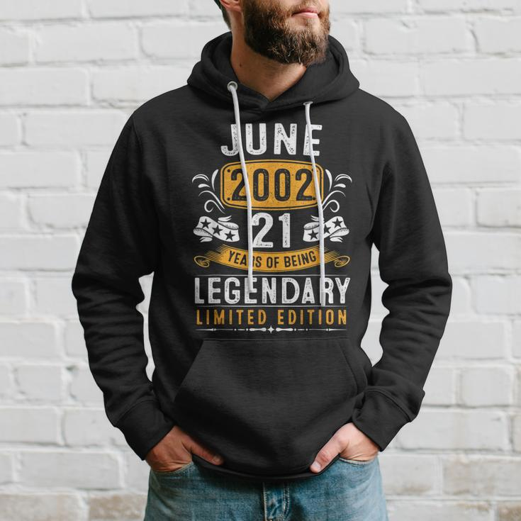 21 Years Old Gifts Vintage June 2002 21St Birthday Gift For Mens Hoodie Gifts for Him