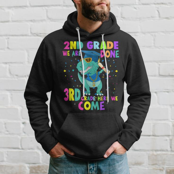 2Nd Grade Graduation Magical Dinosaur Hoodie Gifts for Him