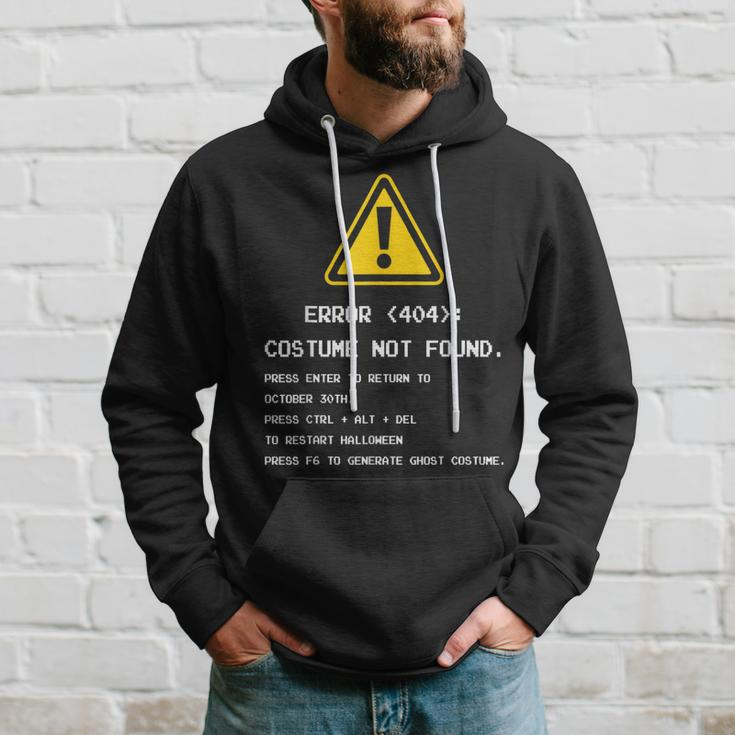 404 Error Costume Not Found Nerdy Geek Computer Hoodie Gifts for Him